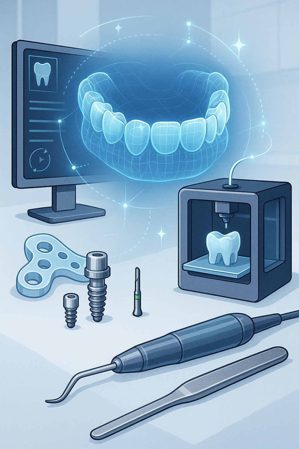 Tecnología CAD/CAM - Escaneo intraoral, diseño y cirugía digital